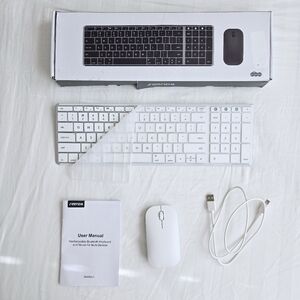 seenda JP-064-2 Rechargeable wireless Keyboard Mouse Combo Apple Mac iPad IOS